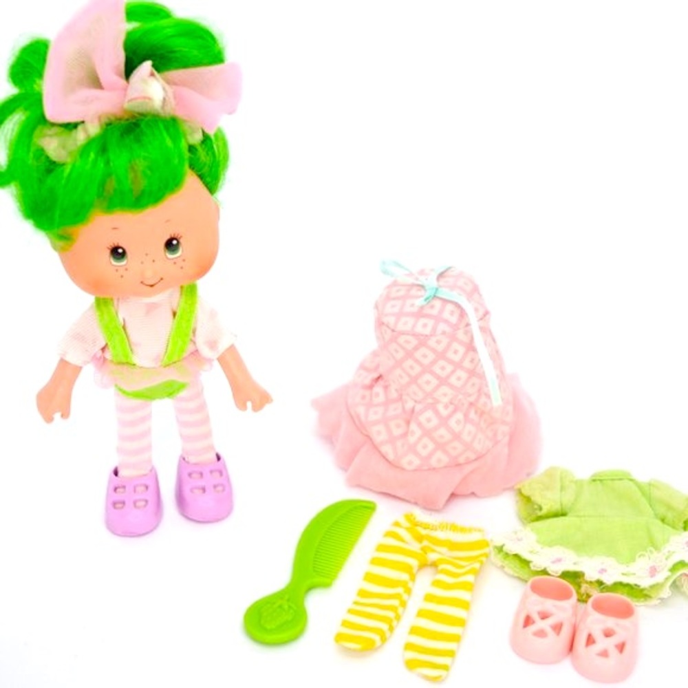 RARE Lime Chiffon 1991 Dance 'n Berry Cise Doll Strawberry Shortcake THQ Vintage